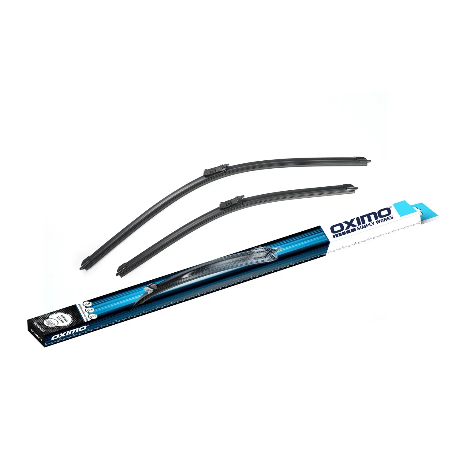 Komplet wycieraczek OXIMO o długości 650/525 mm. WC3504751