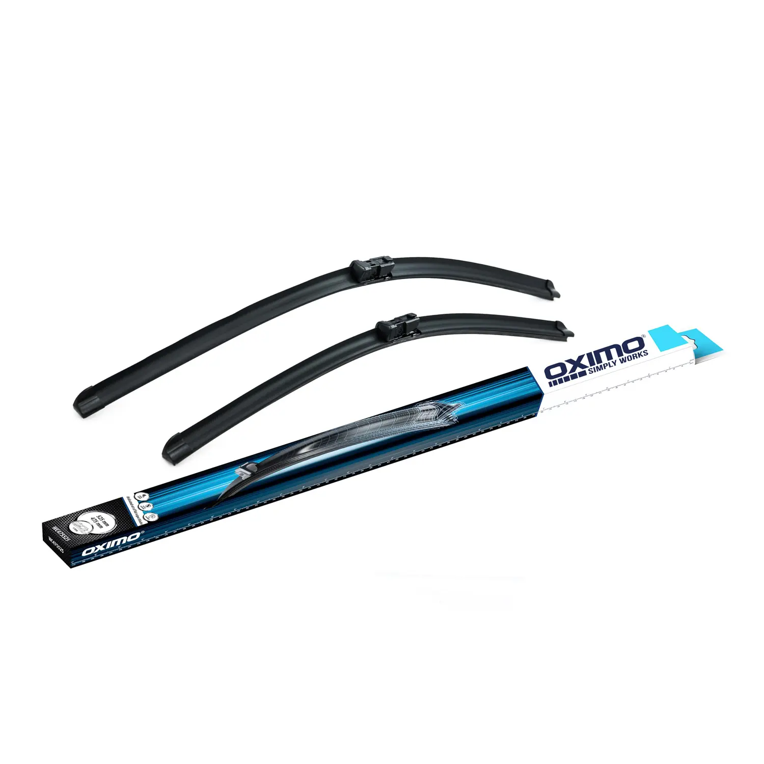 Komplet wycieraczek OXIMO o długości 525/ 475 mm. WC475525